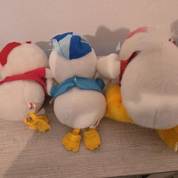 Vintage Disney Duck Tales Dewey Louie Plush Stuffed Animal Collectible Toys TOMY - Picture 5 of 11